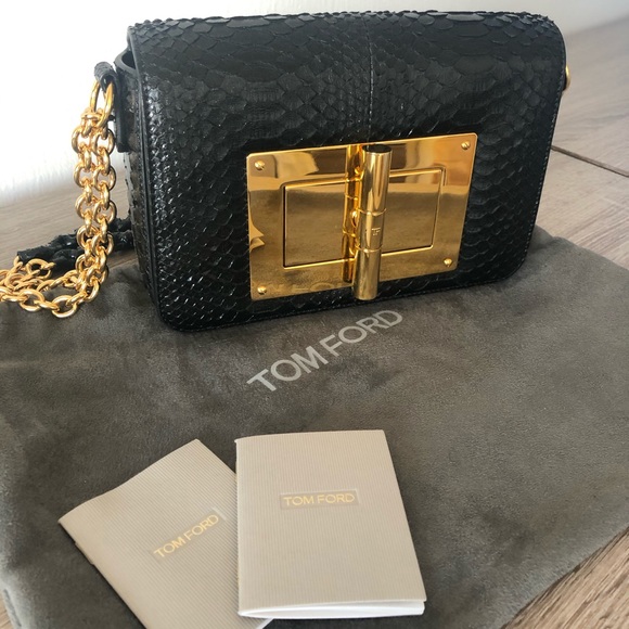 SOLD! Tom Ford Natalia Medium Python Leather Bag - Picture 6 of 16